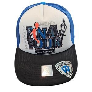 NCAA 2012 Final Four Snapback Trucker Hat Cap Blue Basketball New Orleans TOW